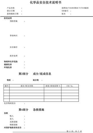 危險品相關(guān)單證